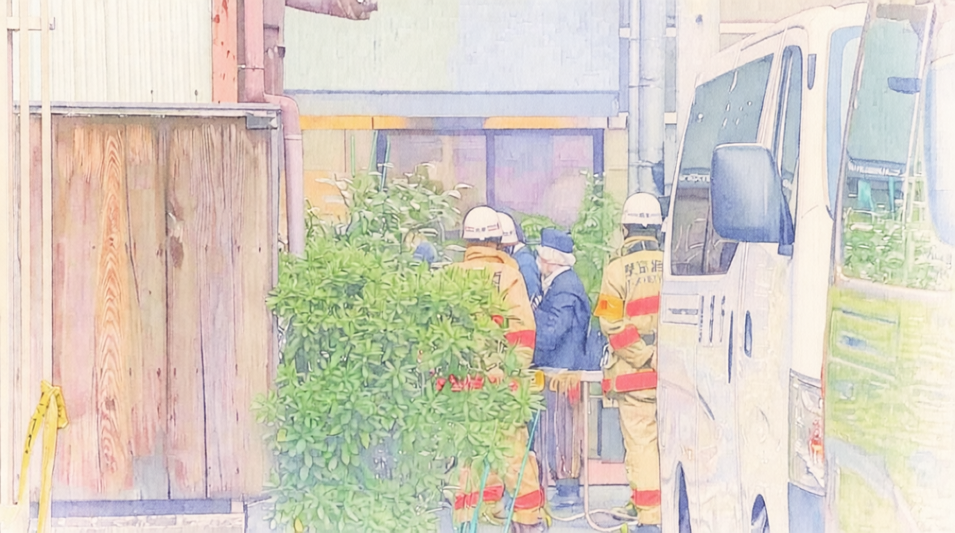 Couple's Desperate Escape Attempt in Akasaka Sauna Fire